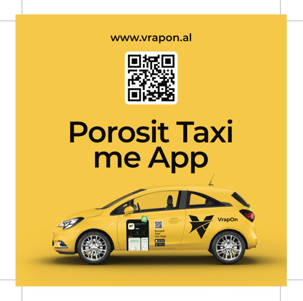 Book a Taxi - VrapOn Taxi App - Cab Branding
