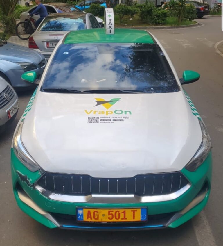 Electric taxi tirana